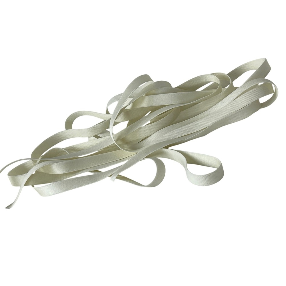 00450 - Simplicity Cream Beige 3/8" Wide Elastic Band 5 yards Trim Craft Apparel